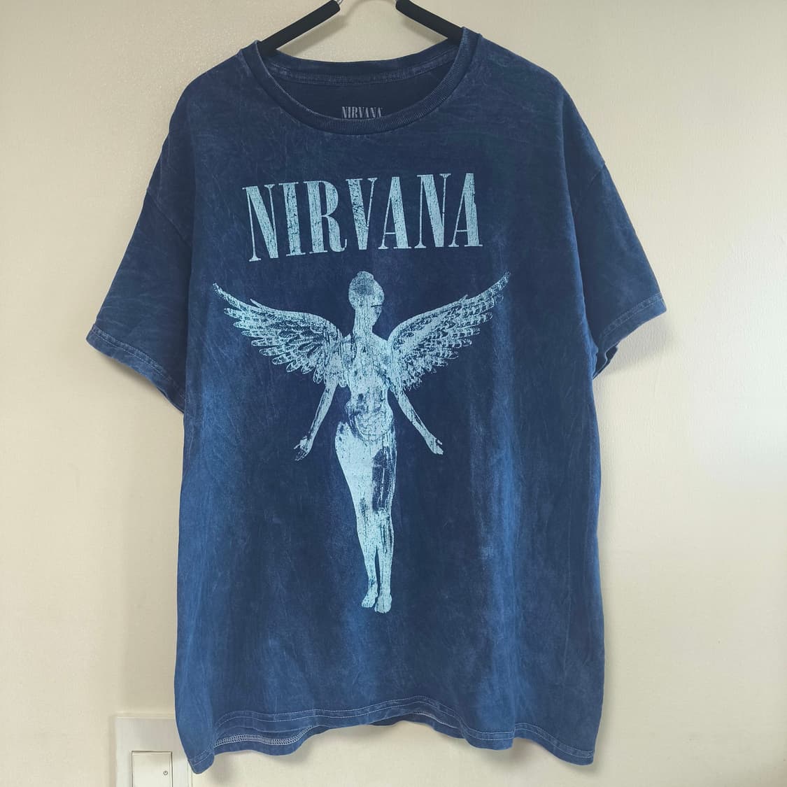 [L] NIRVANA 너바나 타이다이 밴드티 상품이미지1