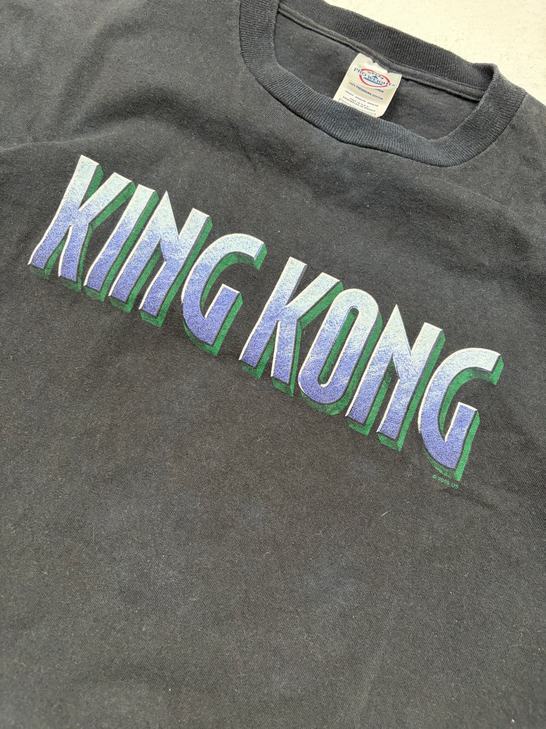 00s King Kong Tee (black) 상품이미지5