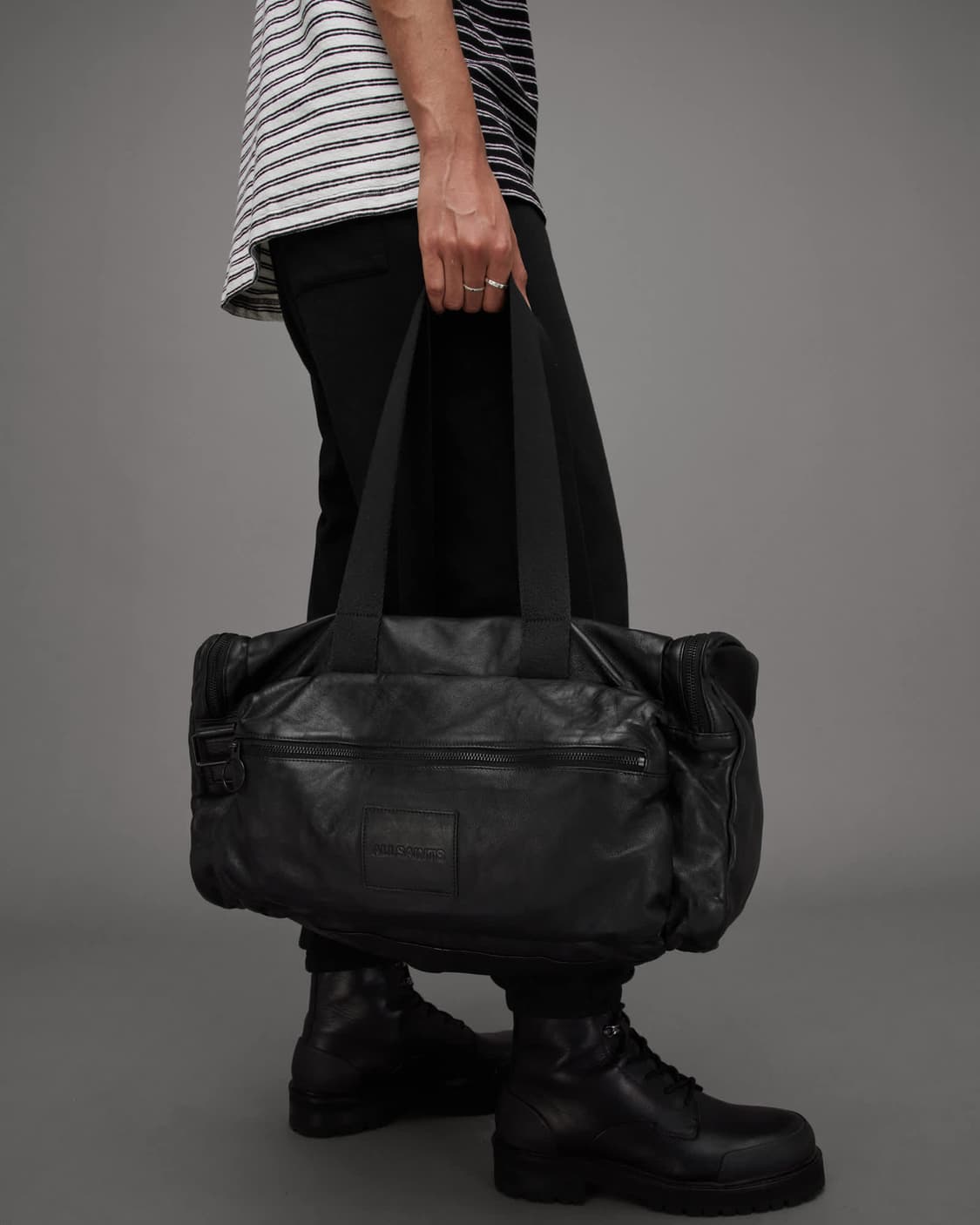 올세인츠 레더 더플백 상품이미지5