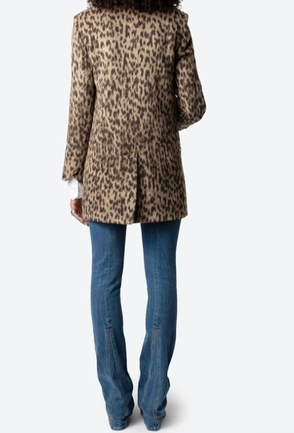 국내품절템) 쟈딕앤볼테르 violet 레오파드 코트 상품이미지9