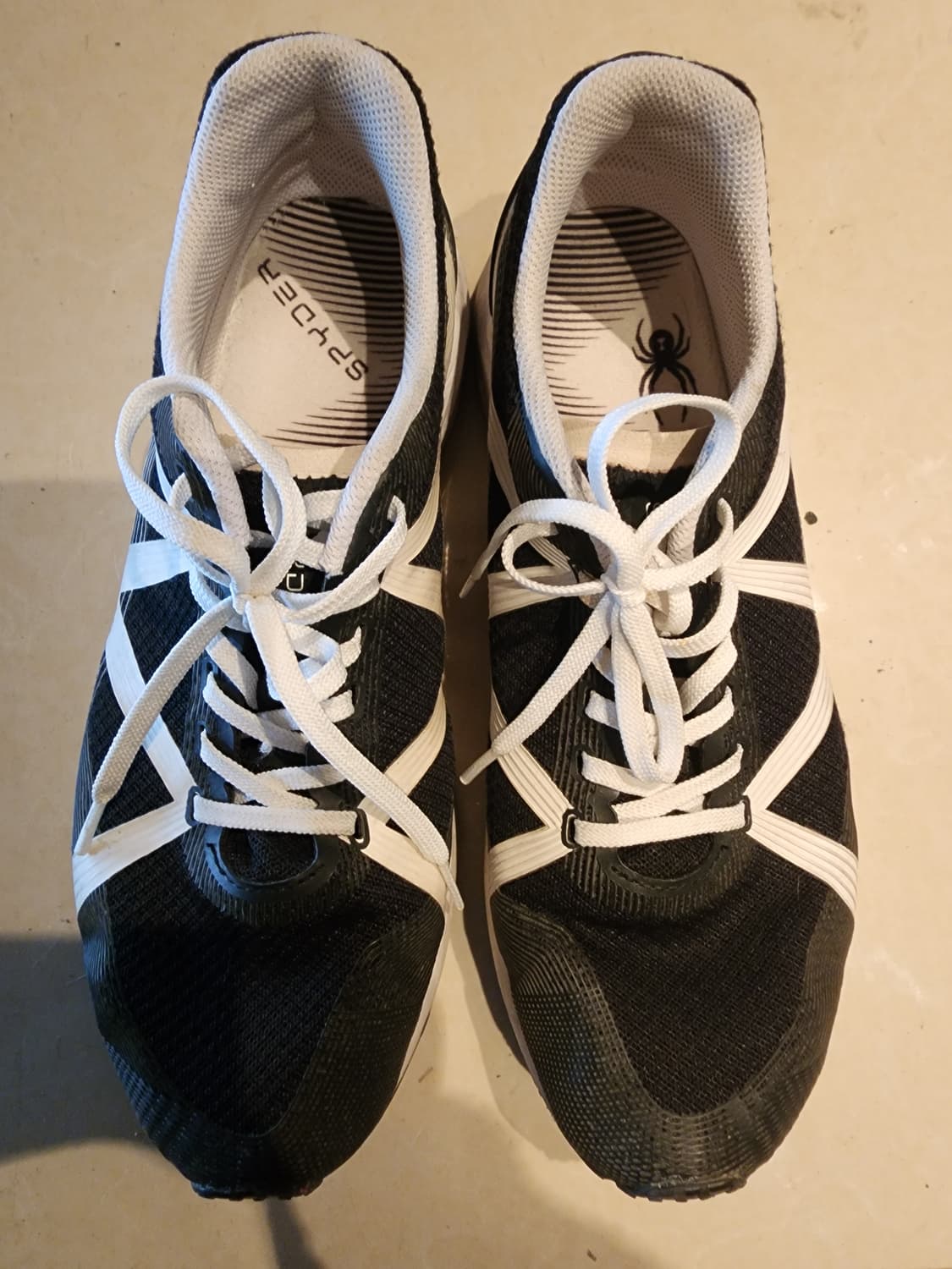 SPYDER 스파이더 블랙/화이트 운동화 팜. 280mm 런닝화 슈즈 상품이미지3