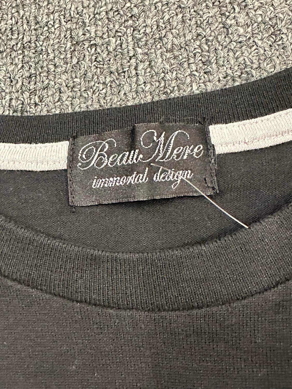 M)BeauMere vintage 여성 전면 자수 반팔 상품이미지4