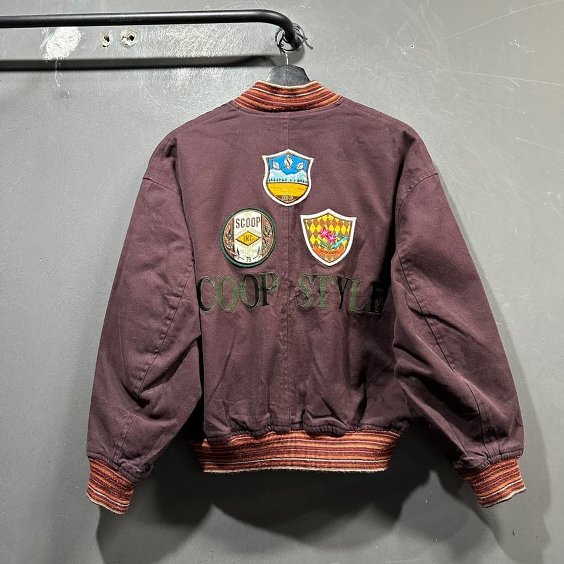 올드스쿨 리버시블 바시티자켓 상품이미지4