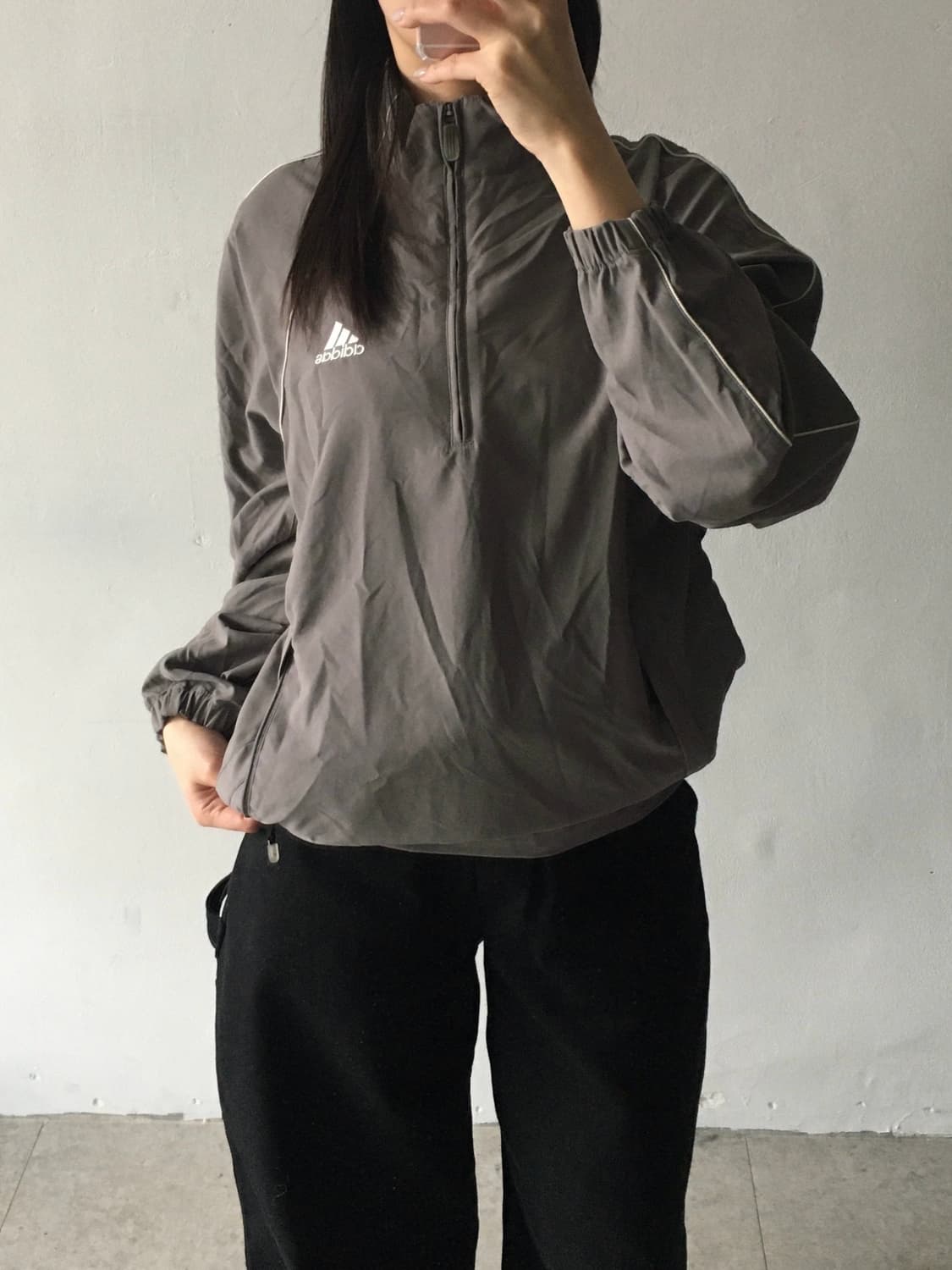 아디다스 삼선로고 아노락 상품이미지1