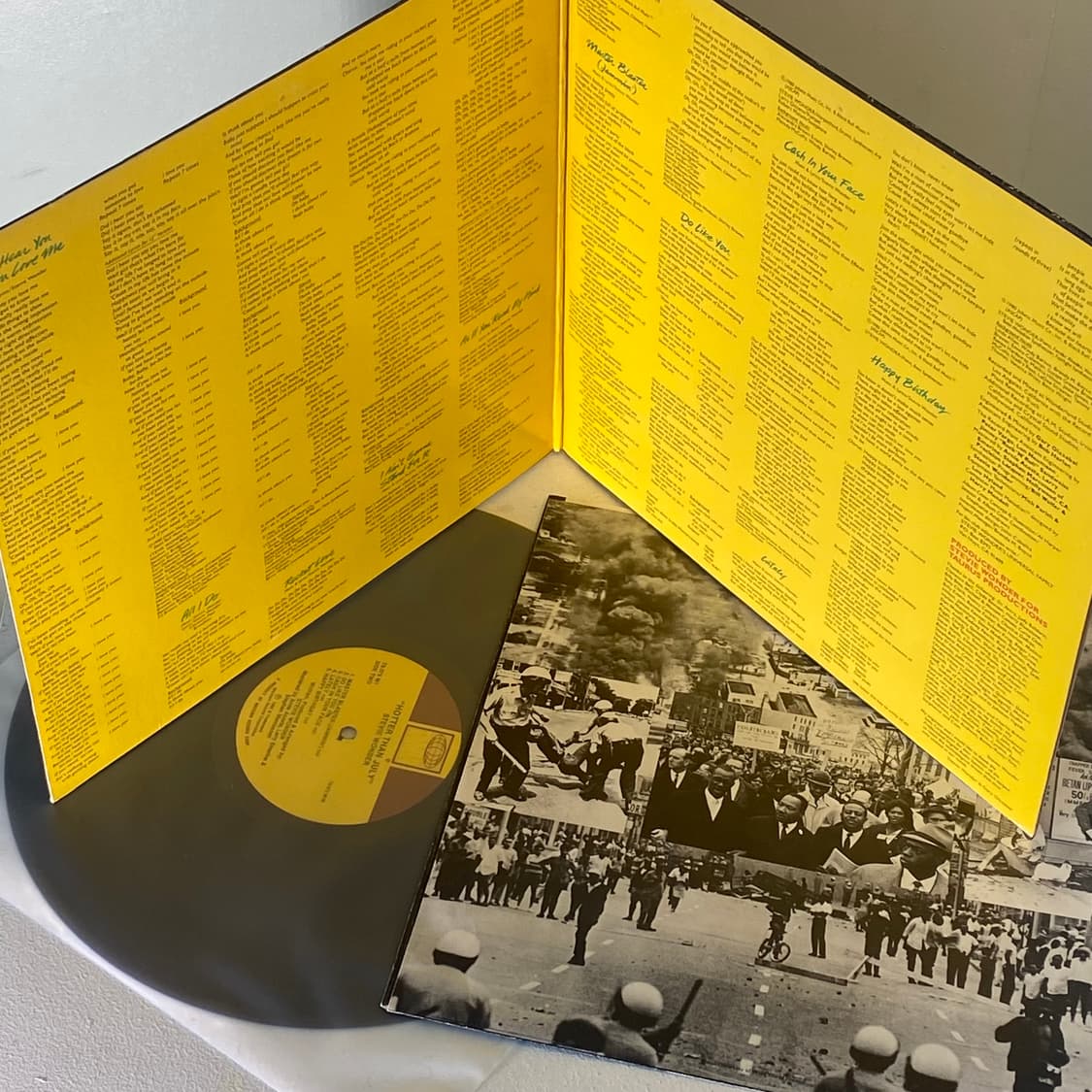 (중고LP-소울/훵크) Stevie Wonder -Hotter Than 상품이미지3