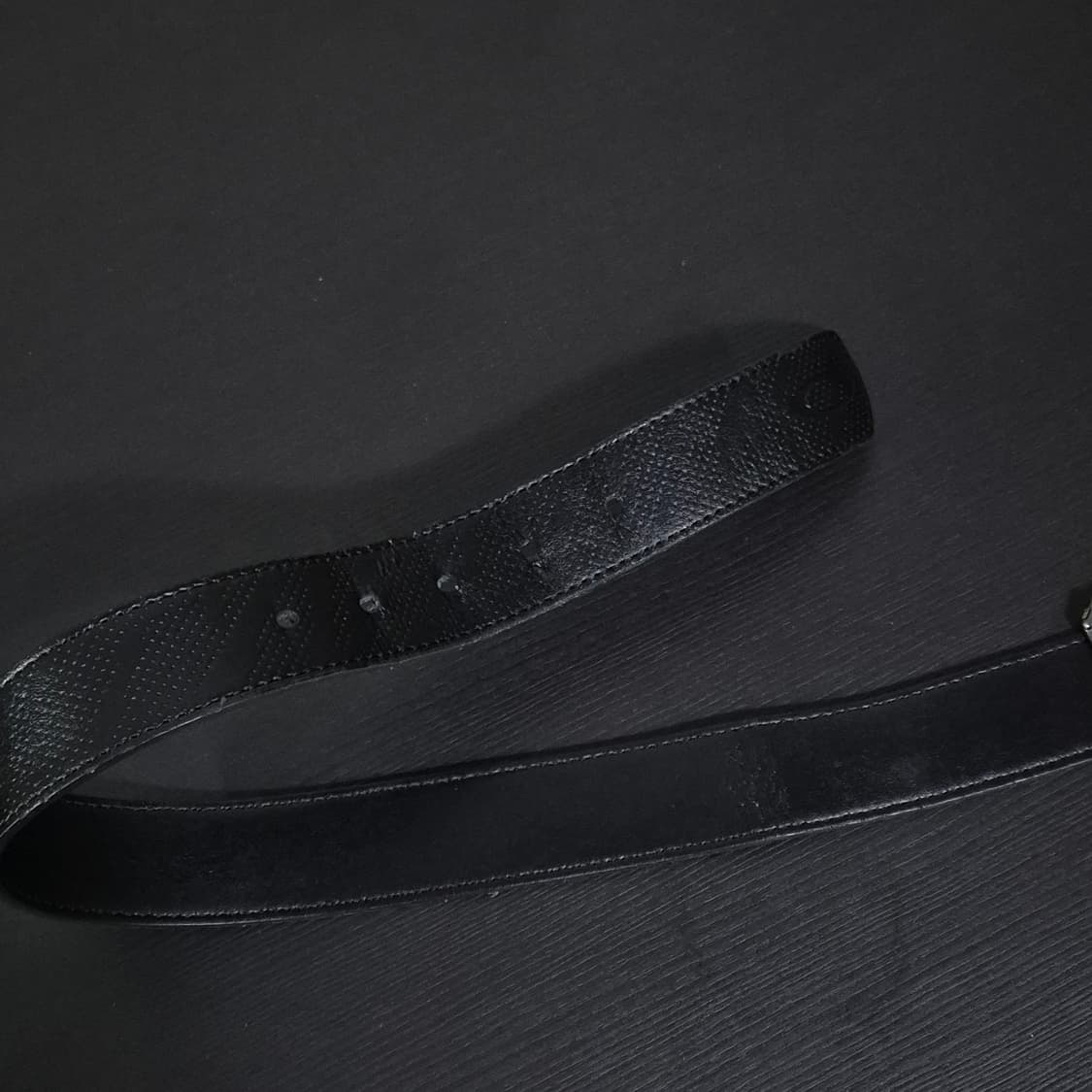 오클리 스컬 로고 메탈 가죽벨트 상품이미지4