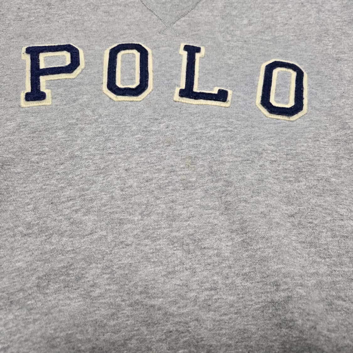 L 폴로랄프로렌 스펠아웃 아치 스웻셔츠 맨투맨 그레이 상품이미지5