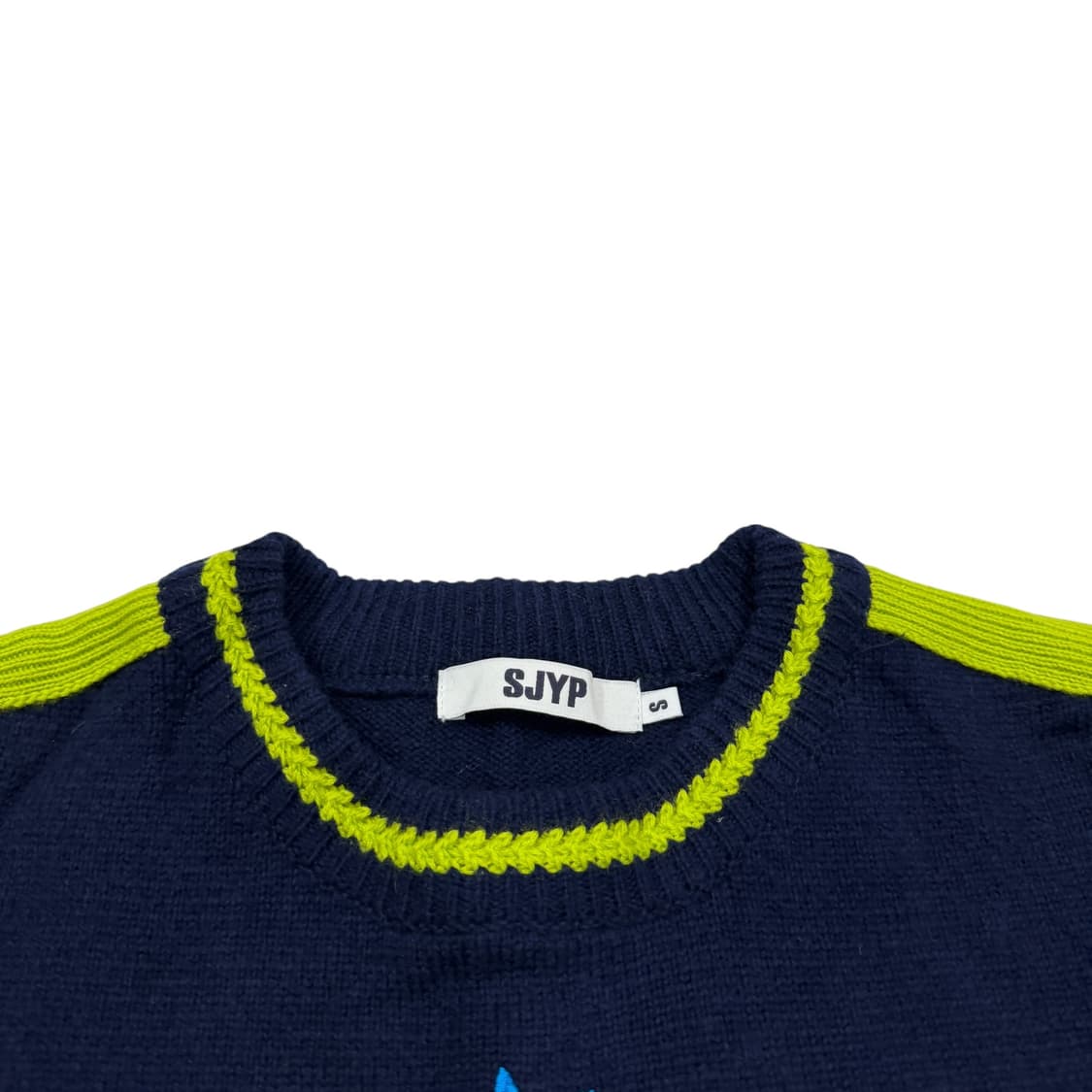 SJYP 스페이스 공룡 니트 네이비 S 상품이미지2