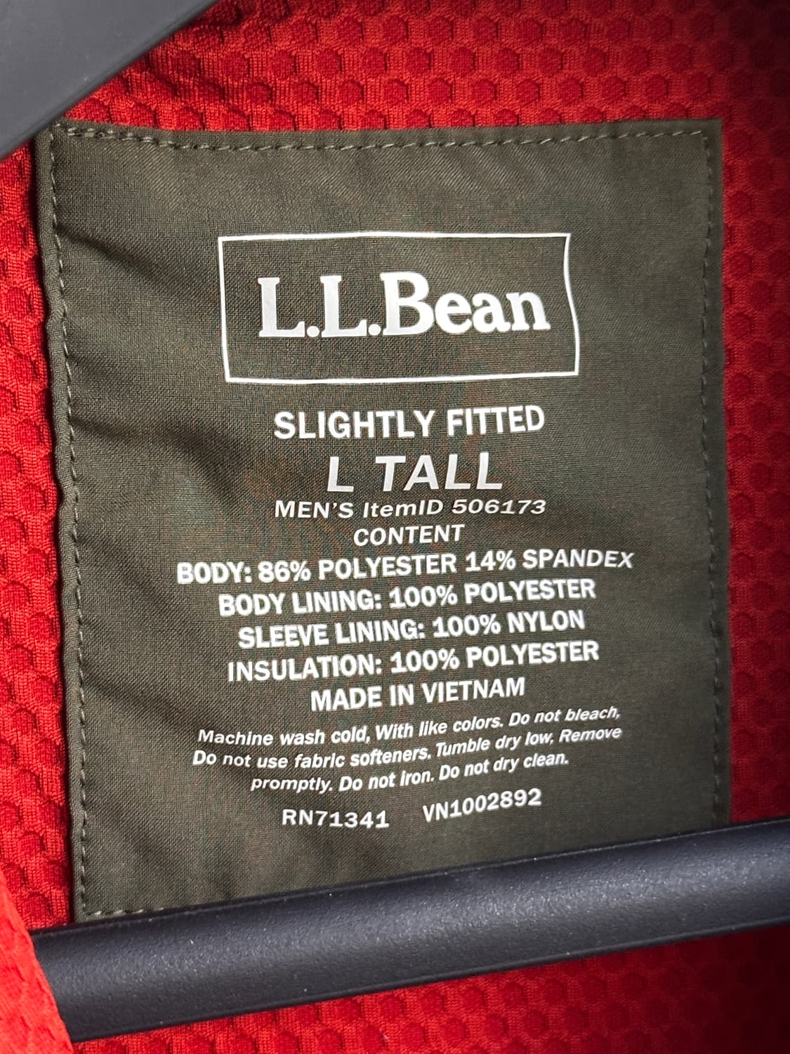 엘엘빈(L.L.Bean) 프리마로프트 투톤 하프집업 아노락 자켓 상품이미지8
