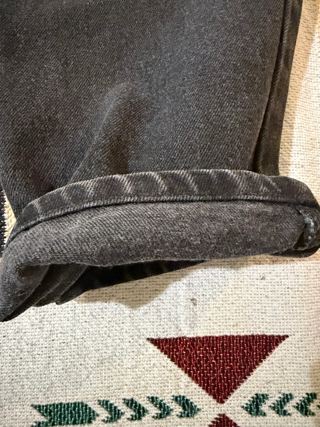 90s Old GAP Black Easy fit Black Denim 상품이미지4