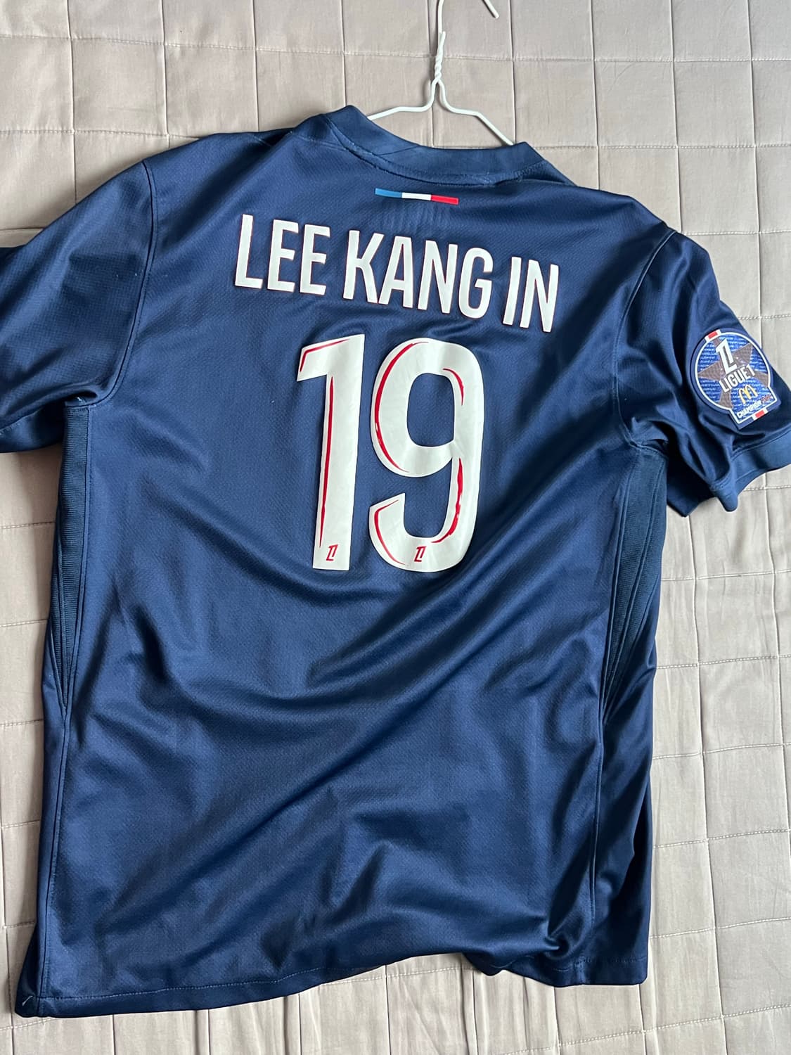 나이키 2024 드라이핏 네이비 이강인 기명 반팔 티셔츠 상품이미지2