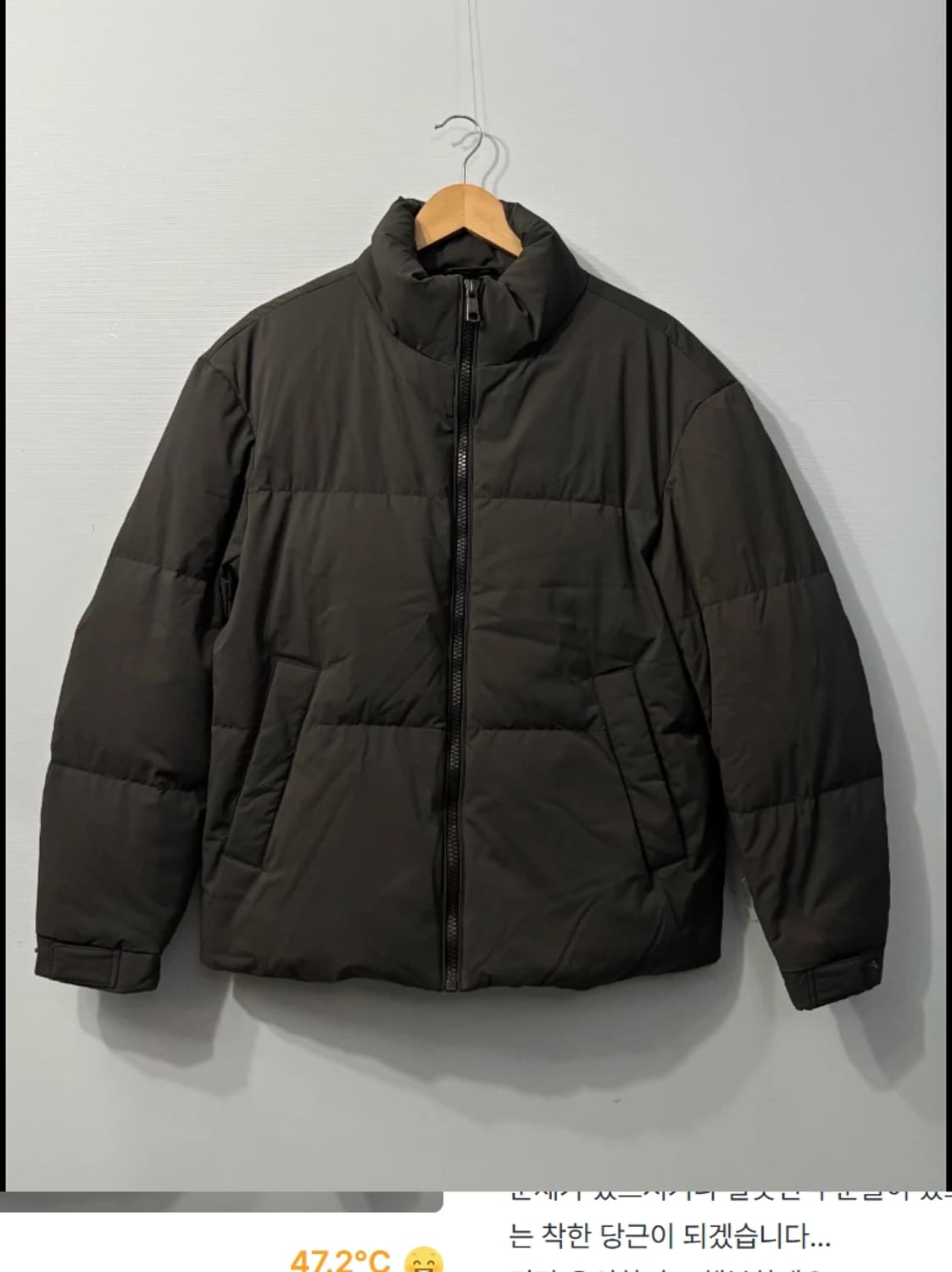 한섬 갤럭시 구스다운 패딩 점퍼 95 상품이미지2