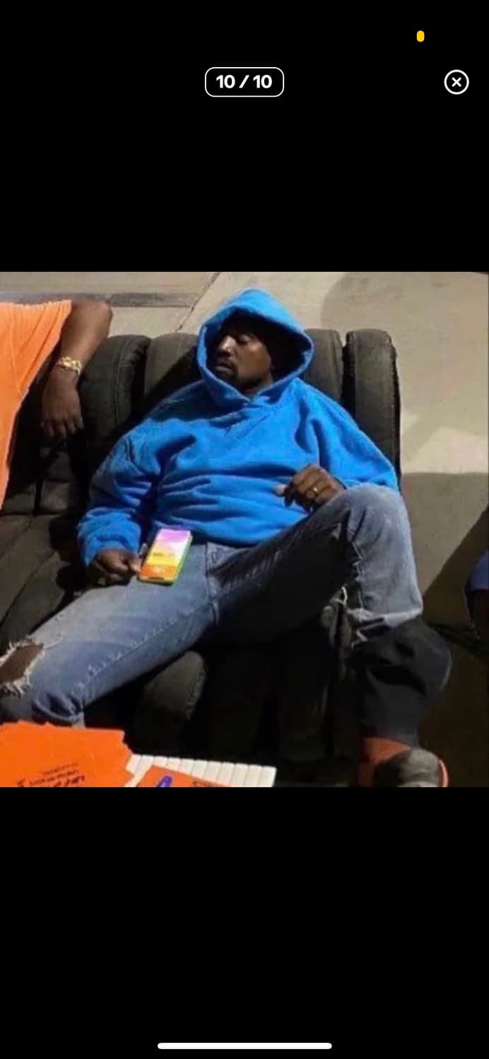 90s 빈티지 러셀 후드 베이비 블루 M 상품이미지10