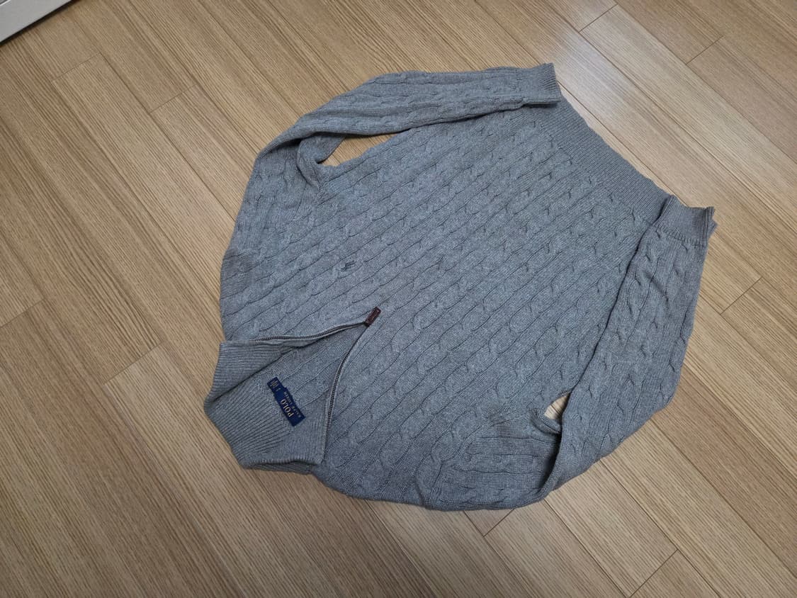 폴로 랄프로렌  코튼 케이블  하프 집업 스웨터 상품이미지9