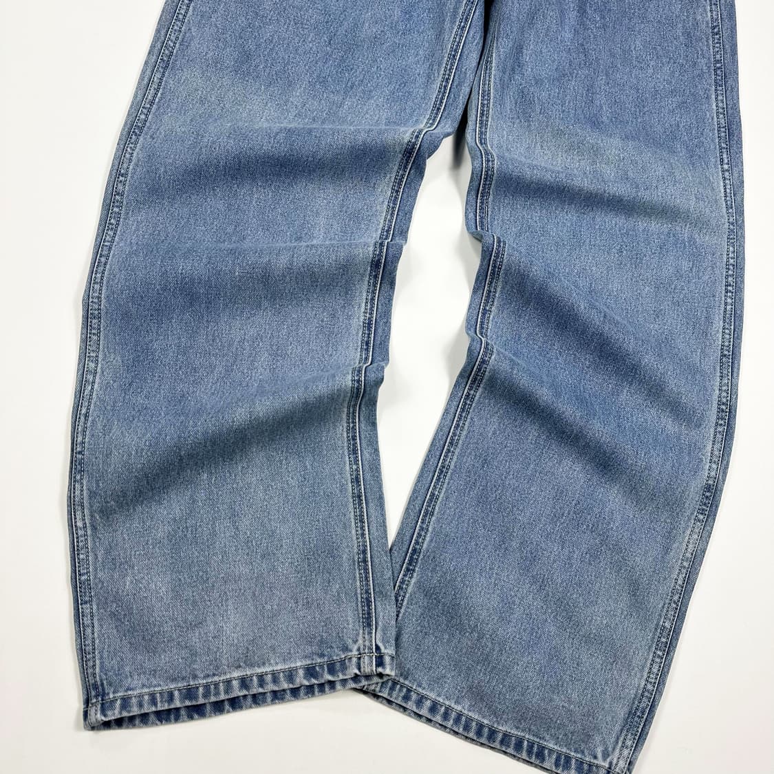 34 랭글러 빈티지 루즈핏 연청 데님팬츠 상품이미지4