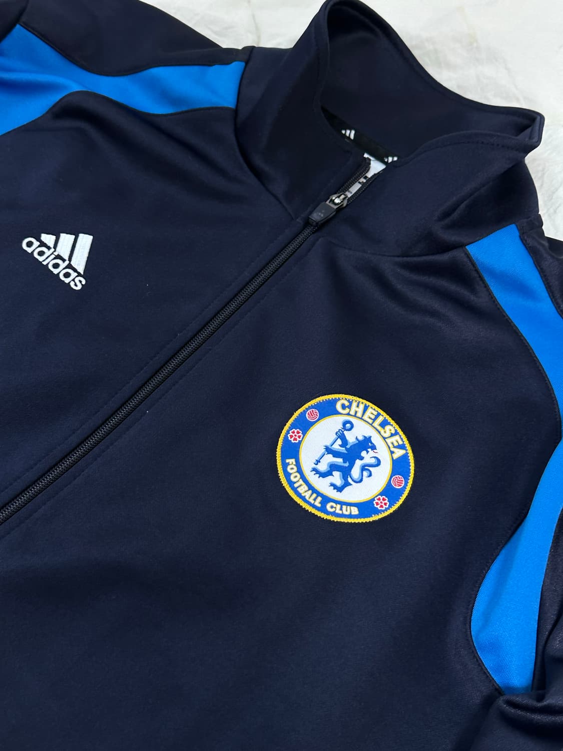 아디다스 첼시 져지 트랙탑 네이비 라지 상품이미지3