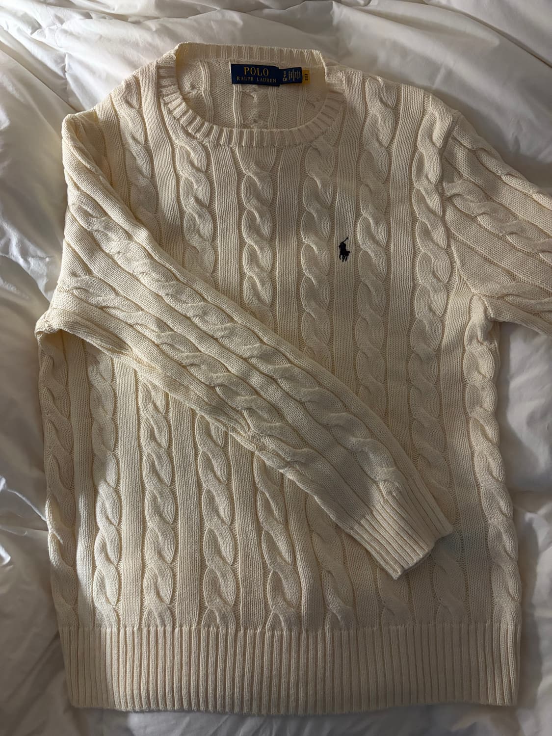 폴로 꽈배기 니트 상품이미지1