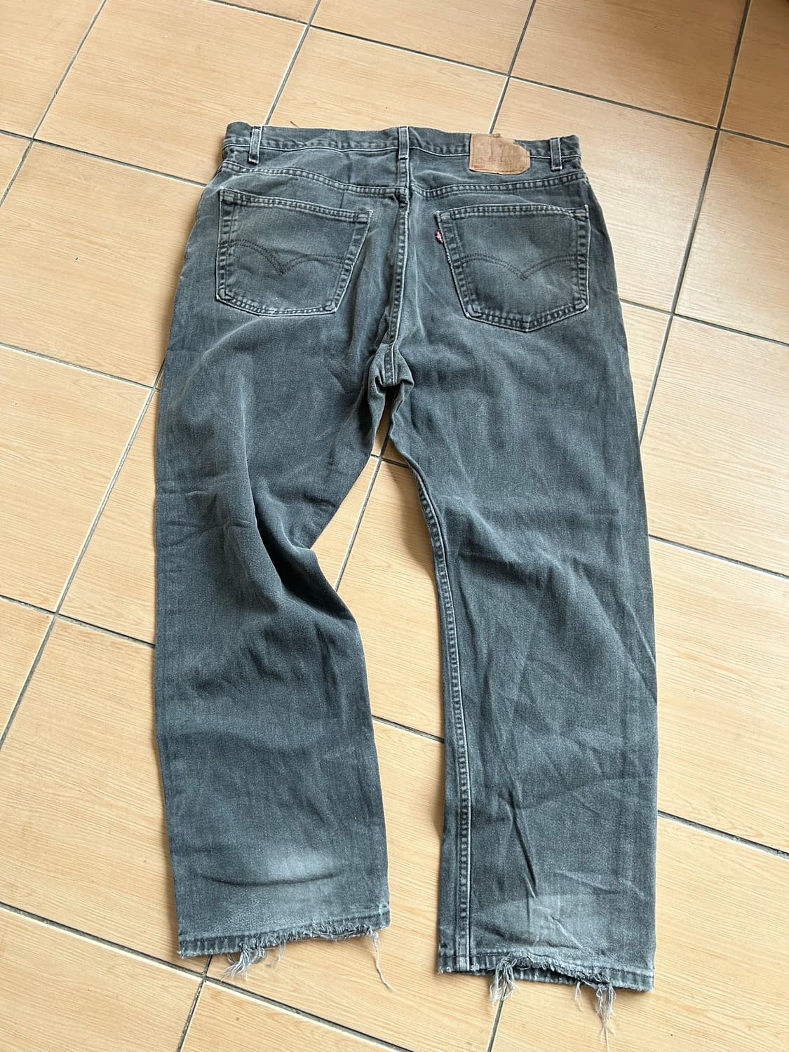 90‘s 리바이스505 블랙진 40(39) 상품이미지5