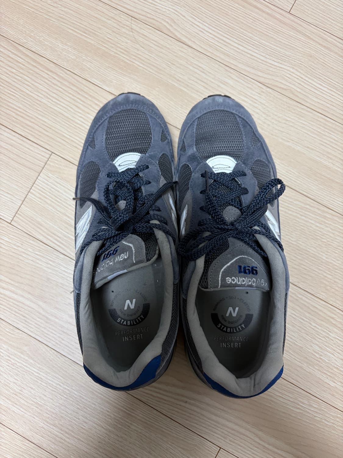 뉴발991 그레이 블루 남성 스니커즈 상품이미지4