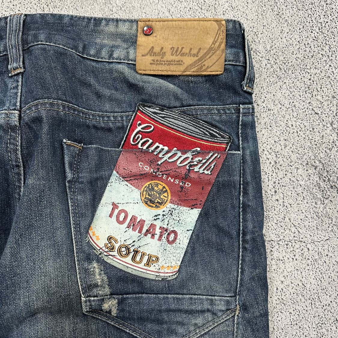 ✨ (바배) 앤디워홀 팝아트 데님 팬츠  상품이미지5
