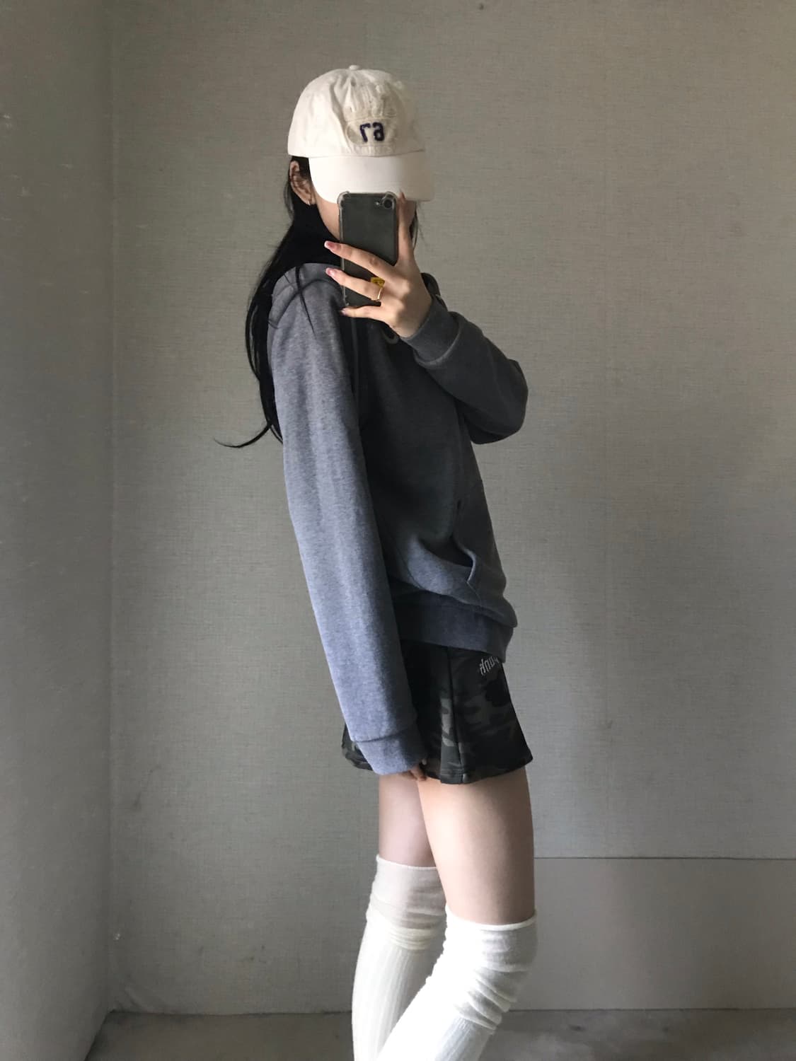 트루릴리젼 그레이 퍼후드집업 상품이미지4