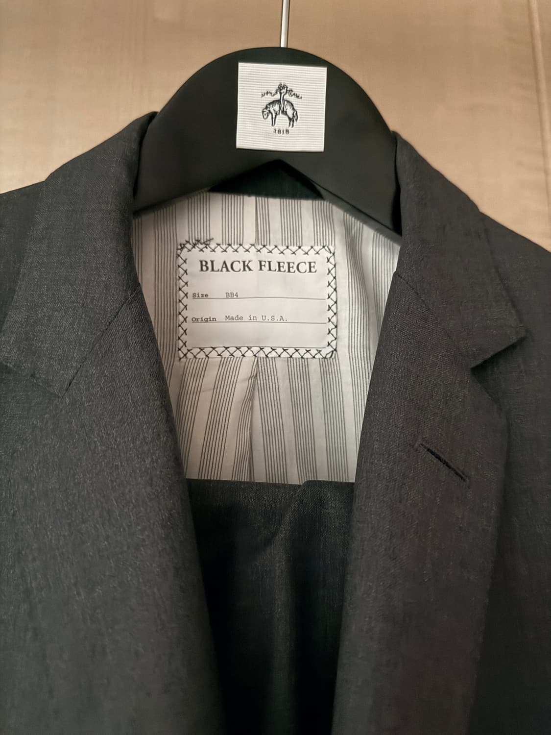 브룩스브라더스 블랙플리스 by 톰브라운 차콜수트 BB4 상품이미지3