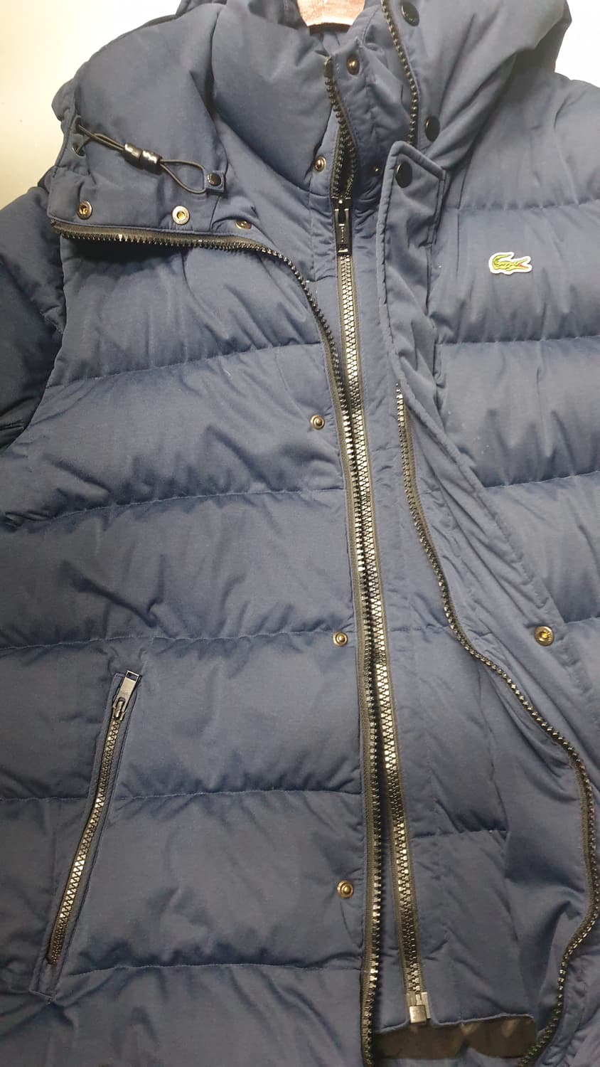 라코스테 남성 구스패딩 네이비 105 상품이미지5