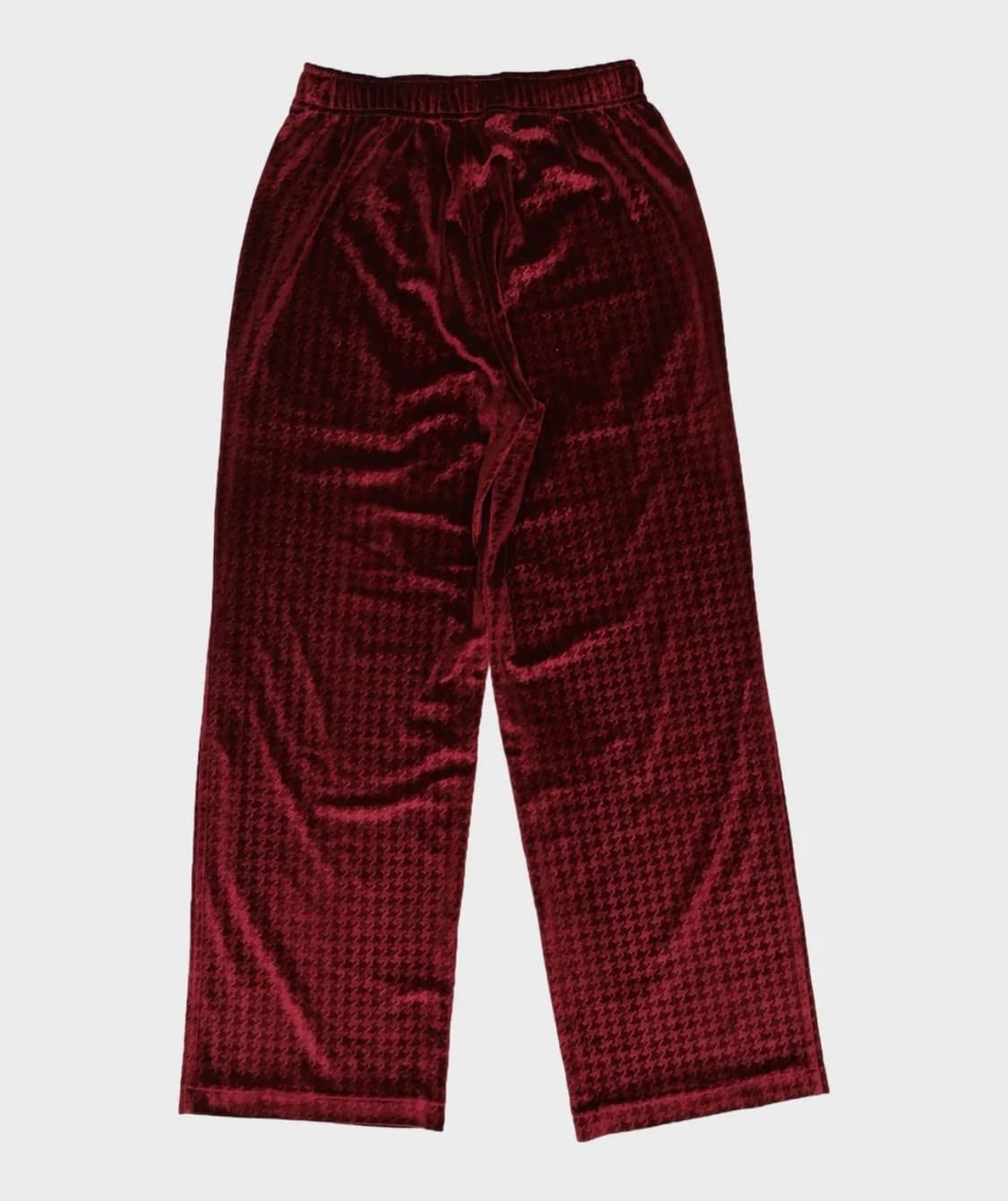 Hound‘s Tooth Velvet Pant (Red) 상품이미지2
