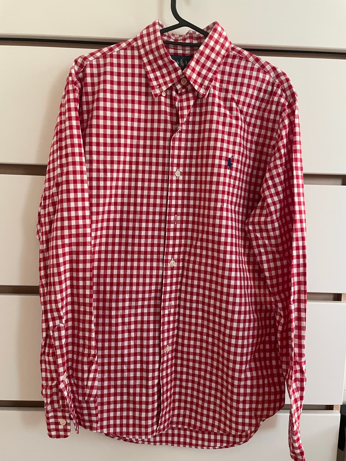 폴로 랄프로렌 깅엄체크 남방 M 상품이미지2