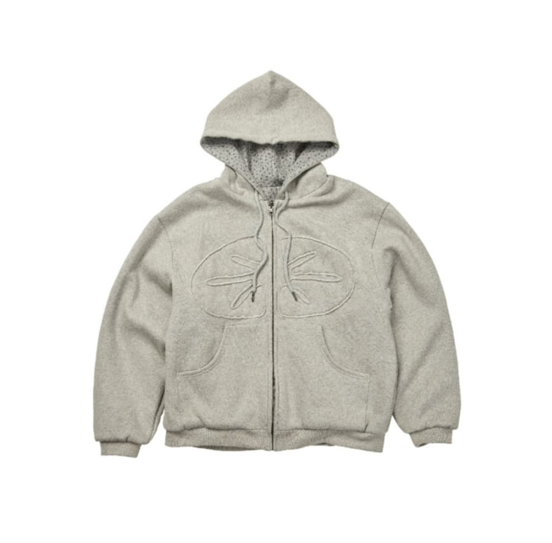 ERTR 이알티알 리버시블 와플 후드 그레이 상품이미지2