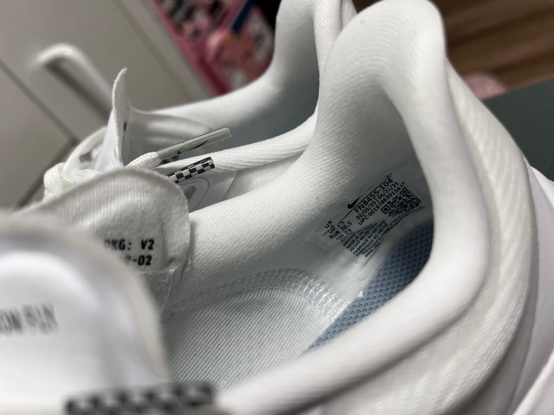 새상품) 나이키 줌플라이6 화이트플래티넘 230mm 상품이미지5