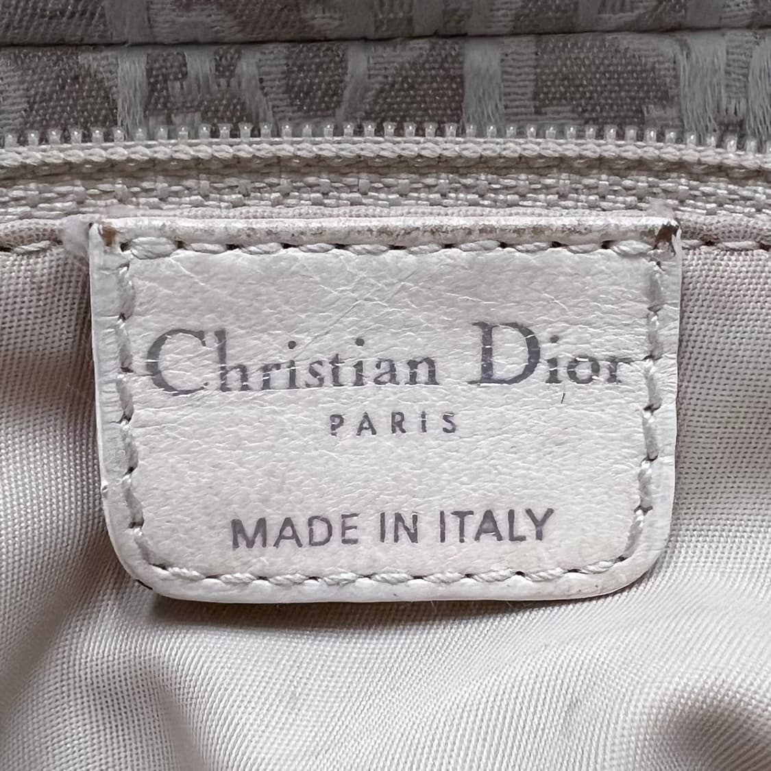 디올 오블리크 새들백 베이지 화이트 실버 상품이미지10