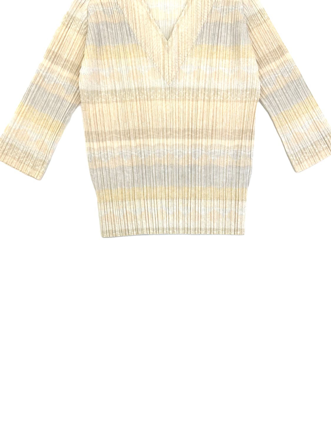 Pleats Please Vneck Watercolour Pint Top 상품이미지3