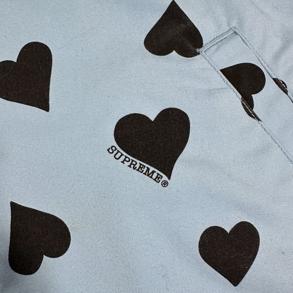 17SS 슈프림 하트 패턴 워크 자켓 상품이미지3