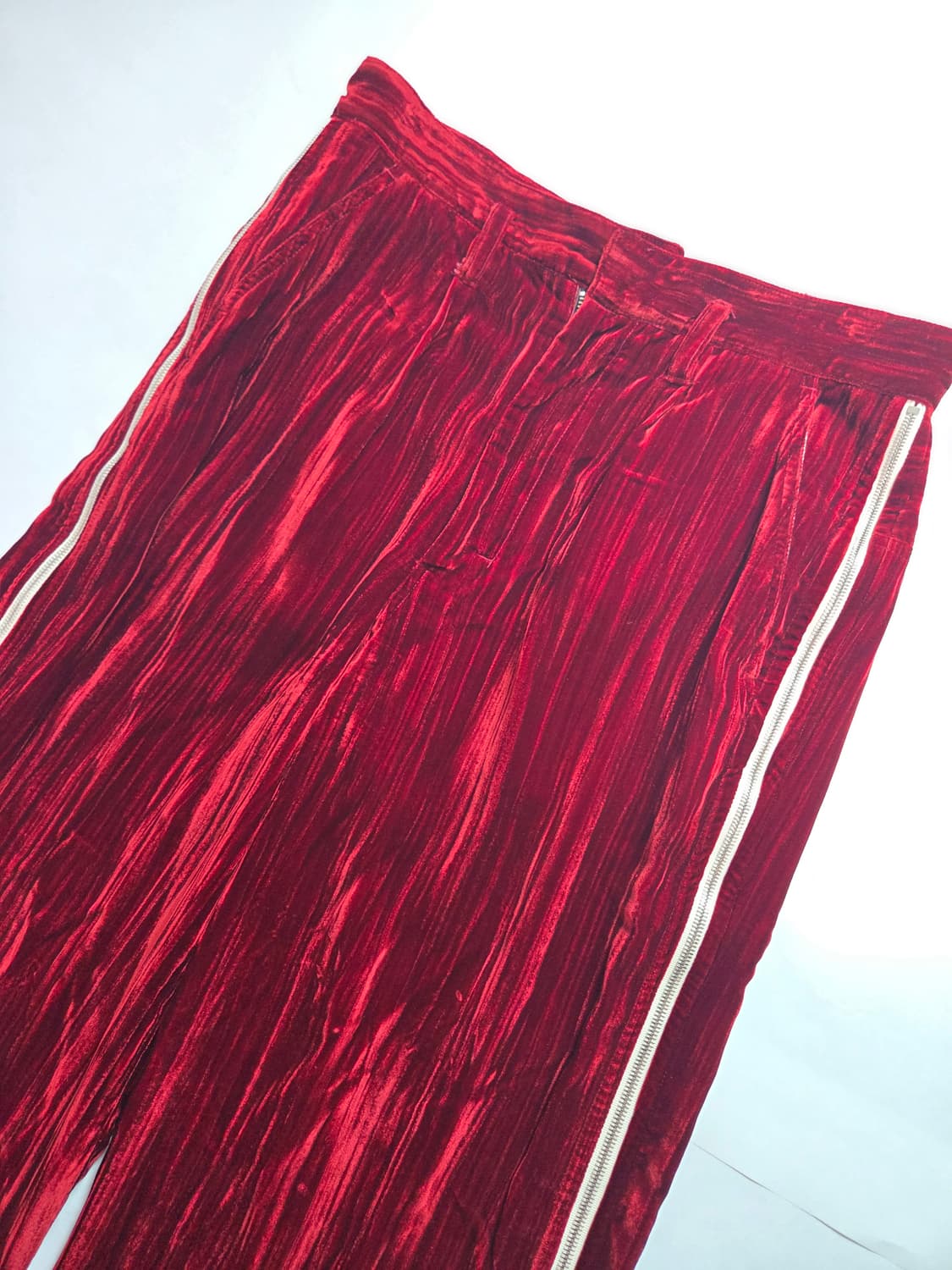 [L] 신야 코즈카 Shinya Kozuka 벨벳 트라우저 상품이미지2