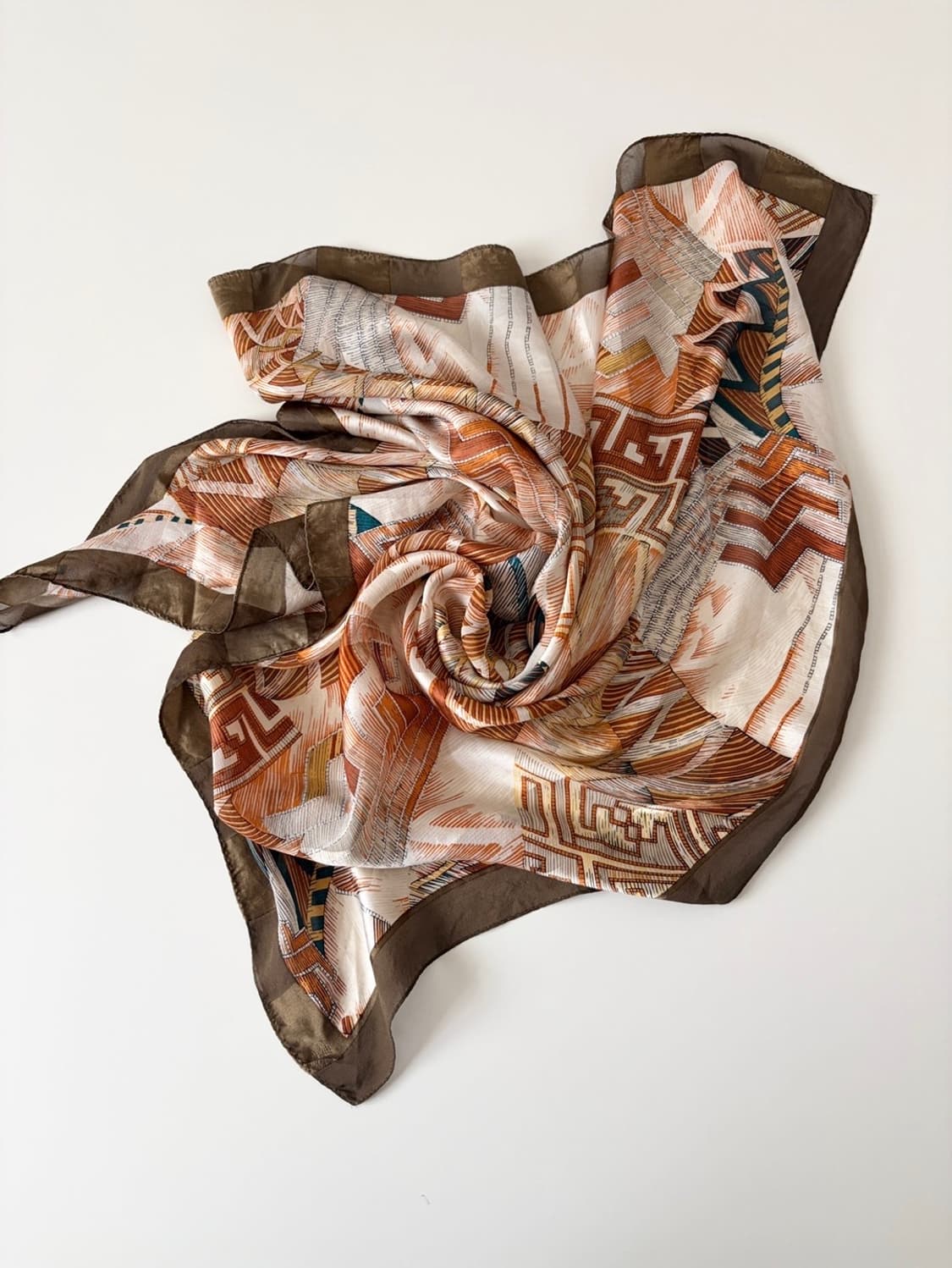 silk patterned scarf 상품이미지2