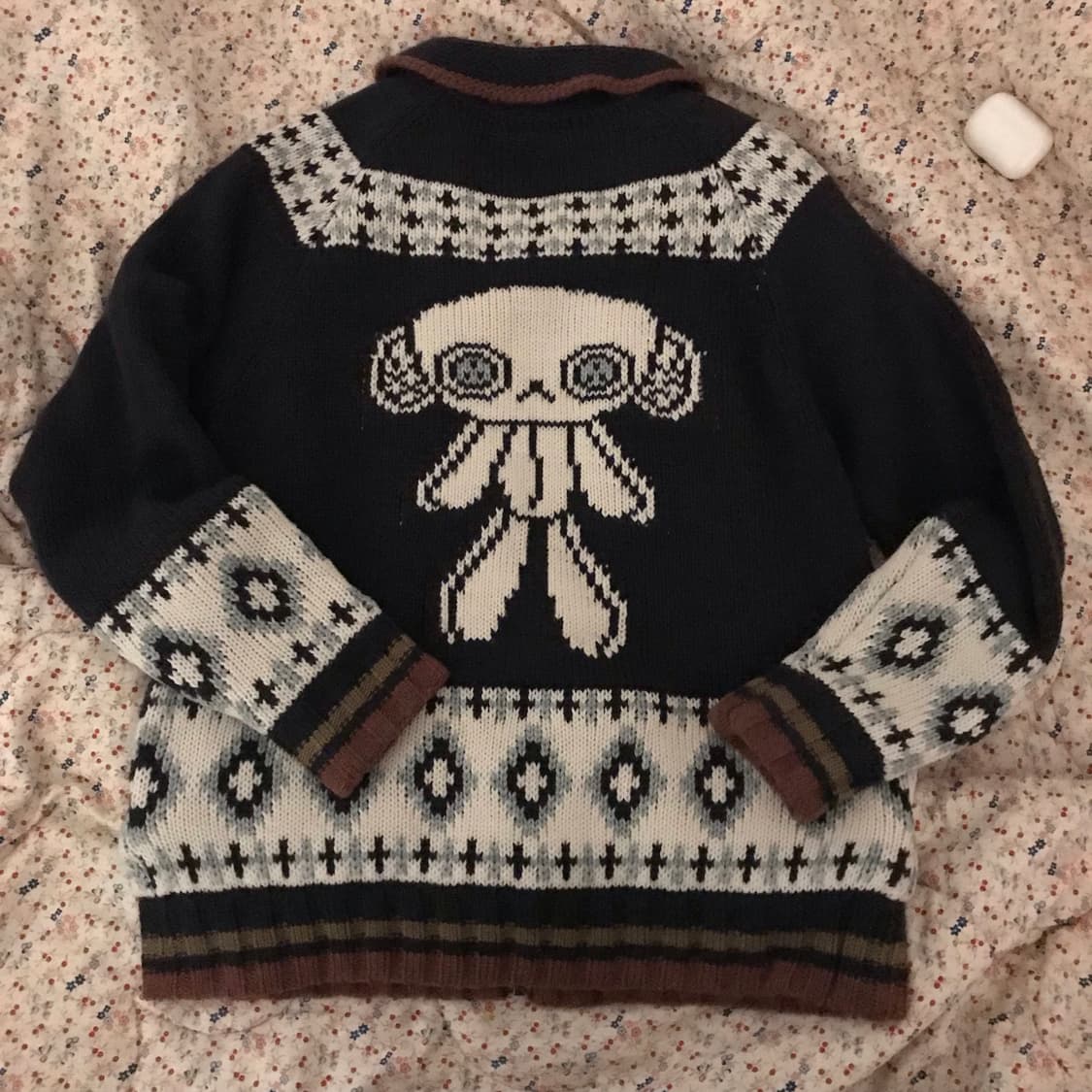 코이세이오 코위찬 니트 자켓 네이비 상품이미지1