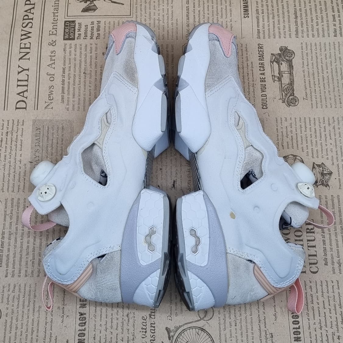 리복 인스타펌프퓨리 흰핑 운동화240 상품이미지5