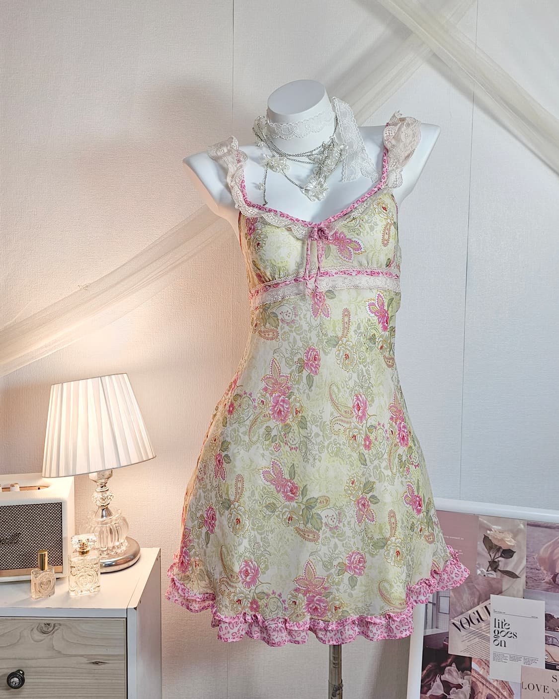 Floral fairy mori look style set 상품이미지6