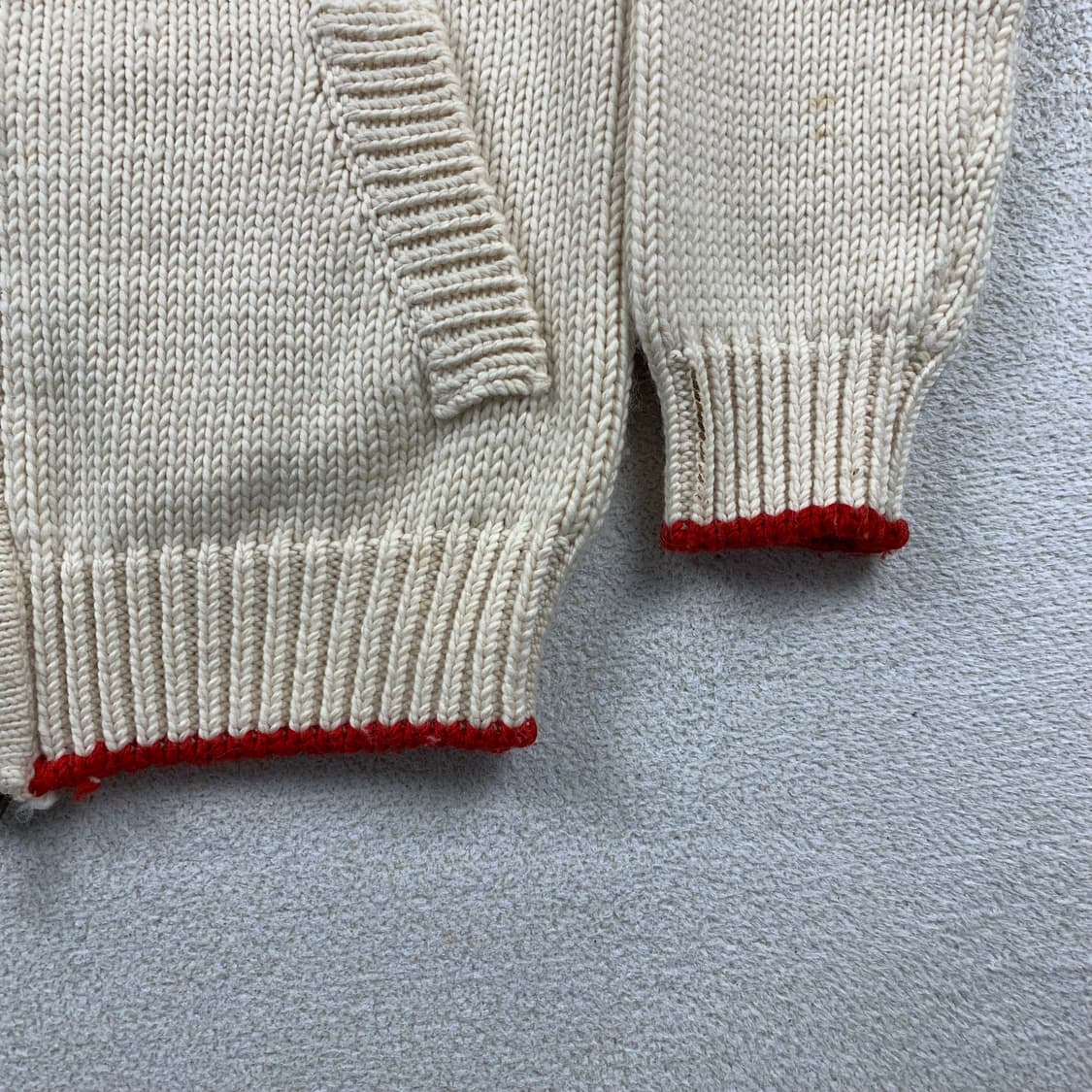 이태리제 디스퀘어드2 컬링팀 빅로고 헤비울 니트집업 상품이미지5