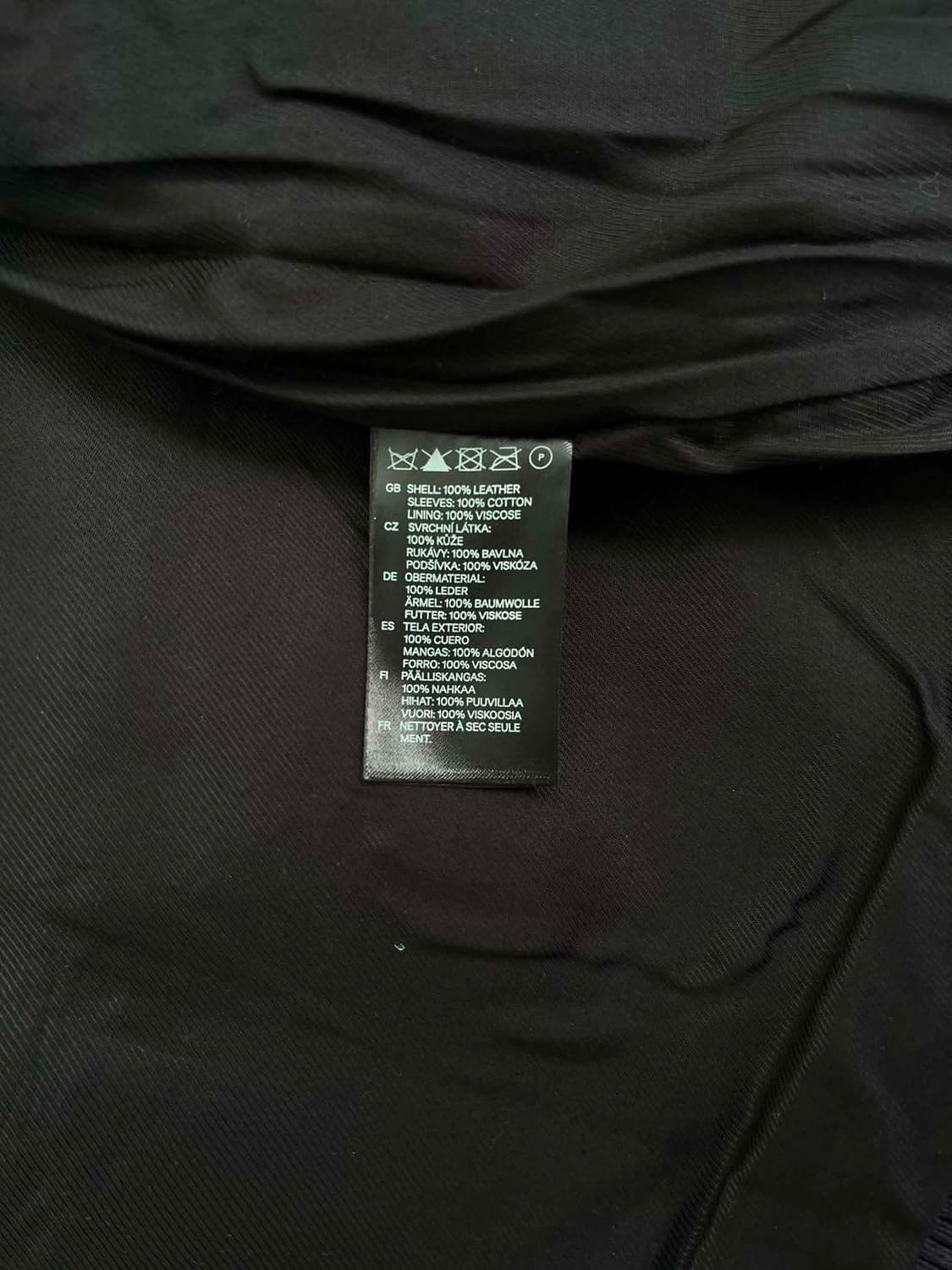 [36] 마르니 & H&M 가죽 믹스 니트 집업 자켓 택채새상품 상품이미지8