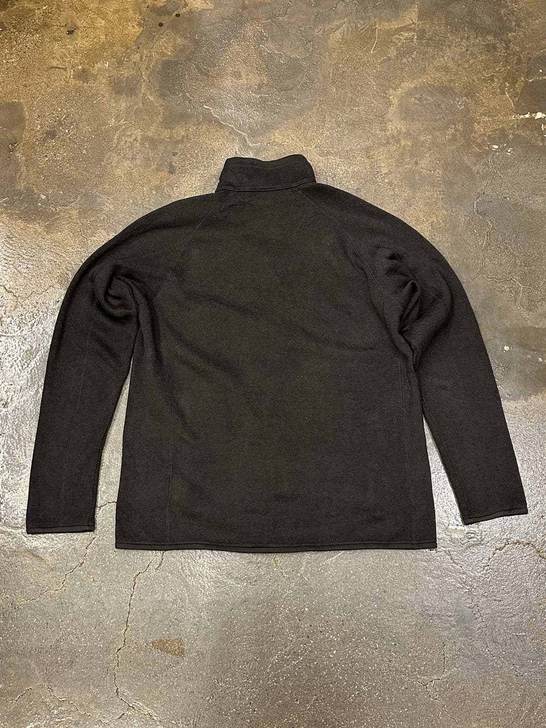 파타고니아 블랙 플리스 풀집업 XL 상품이미지2