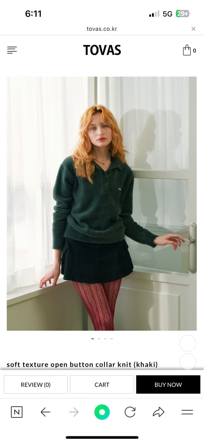 토바스 패더 니트 상품이미지3