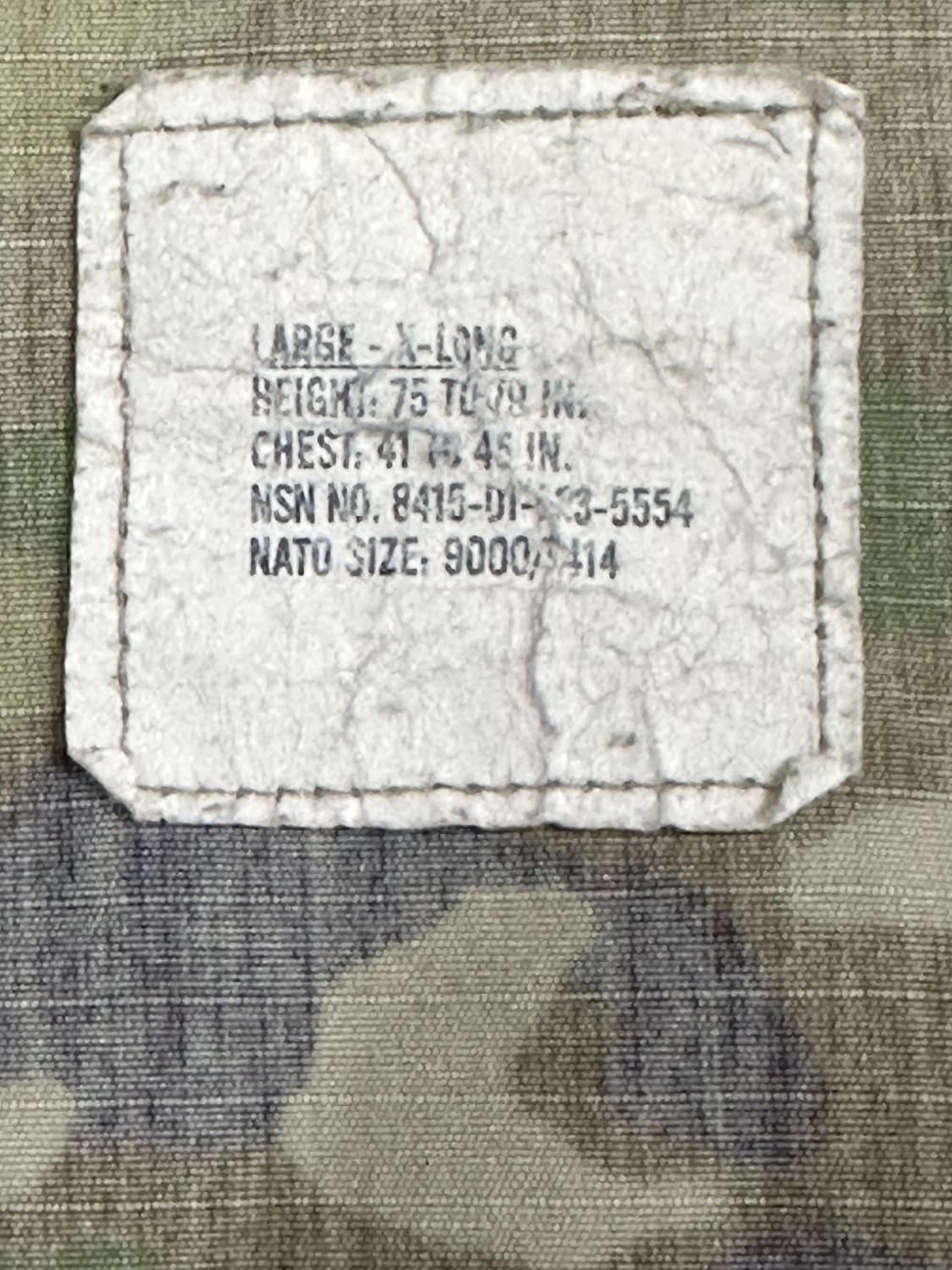 미군 OCP 전투복 상의 (L/XL) (XL) (만원샵) 상품이미지9