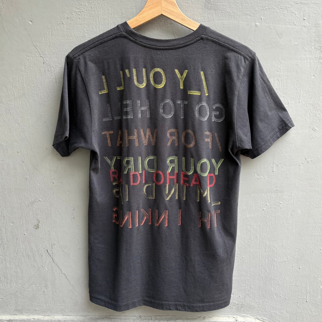 Radiohead 00's In Rainbows 라디오헤드 티 상품이미지4