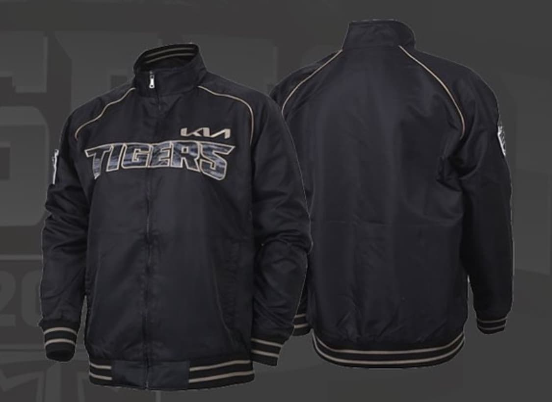 기아 타이거즈 블랙 타이거즈 블타 춘추 점퍼 상품이미지1