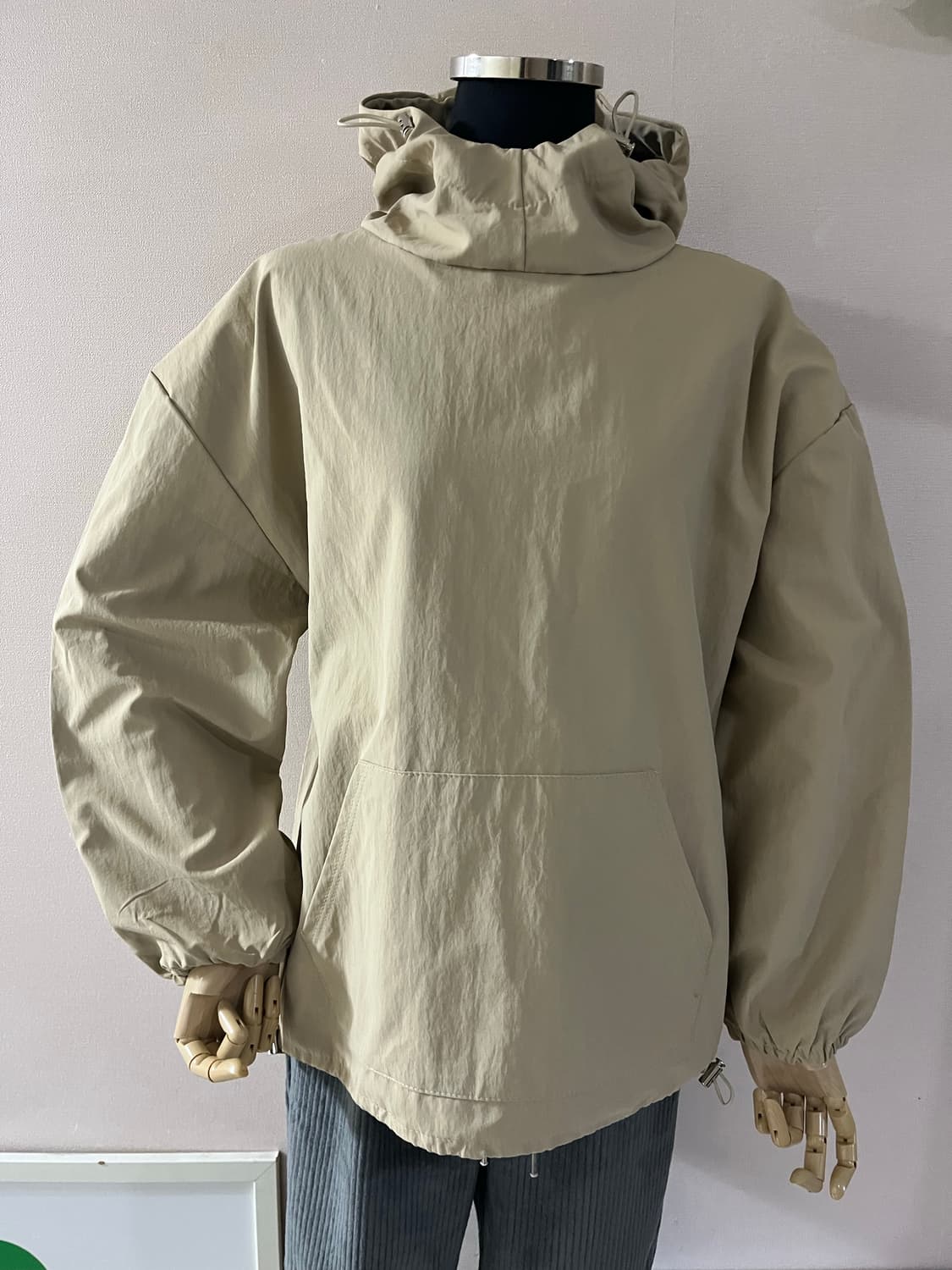 베이지스트링아노락후드 상품이미지6