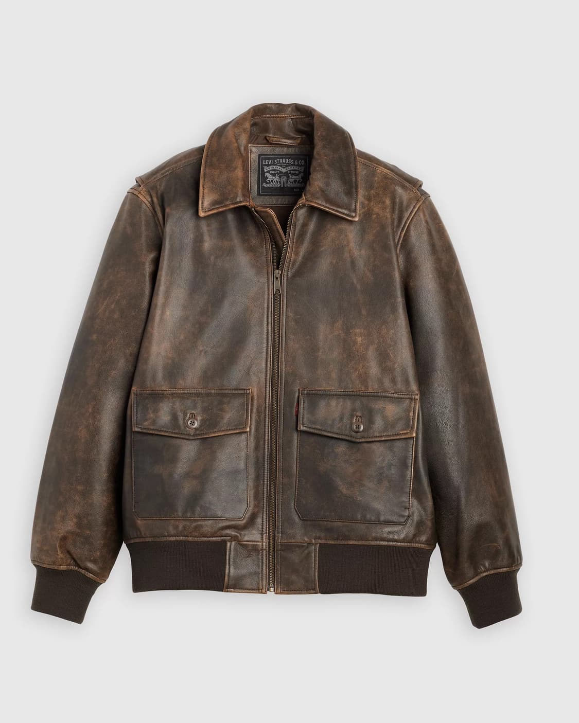 리바이스 클레이튼 레더 에비에이터 자켓 S사이즈 상품이미지1
