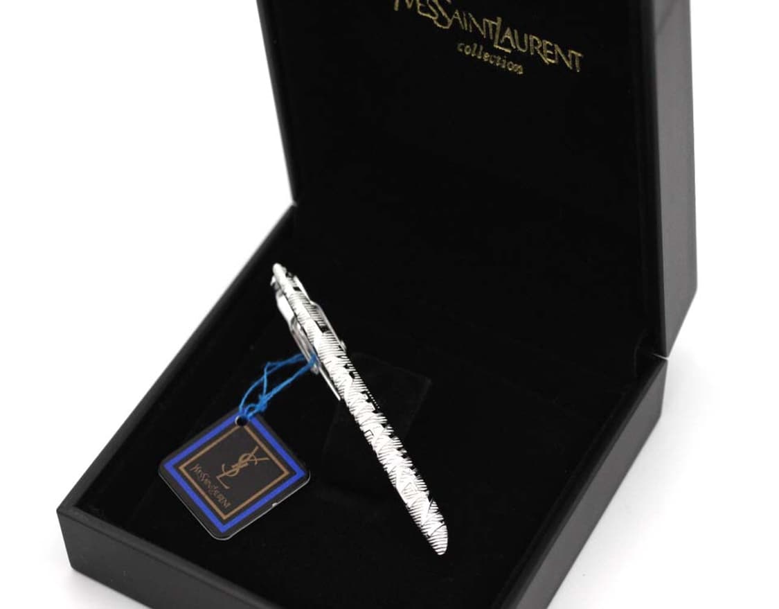 입생로랑 미사용 5.7cm 남자 명품 넥타이핀 상품이미지1