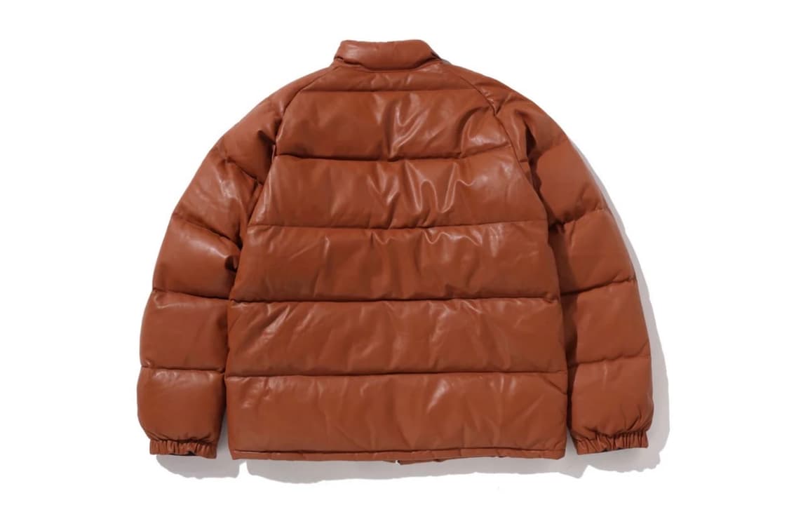 베이프 레더 다운 자켓 상품이미지2